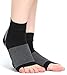 Plantar Fasciitis Socks Compression Foot Sleeves for Arch Support Toeless Front & Ankle Support M Black