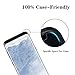 For Galaxy S8 Plus Tempered Glass Screen Protector , Caryan Full Coverage Screen Protector for Samsung Galaxy S8 Plus [Case Friendly] [Anti-Scratch][Anti-Fingerprint][Bubble Free]