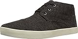Toms Men's Paseo Mid Dark Brown Herringbone Sneaker (10.5)