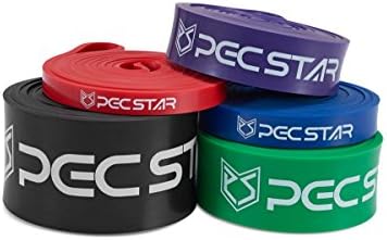 Resistance Bands Pull Up Bands 41" by PEC STAR, Exercise Bands, Fitness Bands,Resistance Loop Bands, Elastic Stretch Resistance Bands, Mobility Bands, Workout Bands - SINGLE BAND