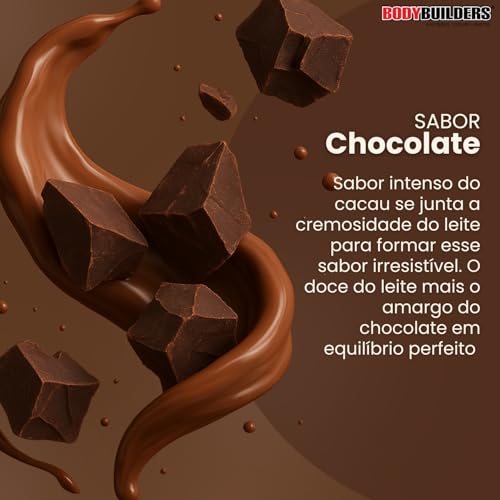 Whey Protein 100% Isolada Chocolate 900g - Bodybuilders