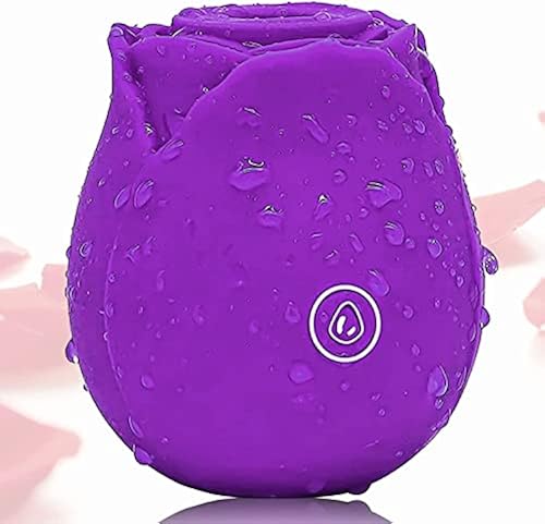 Valentines Day Gifts for Women，Vibrant The Rose Toy for Women Vibrating  Machine Rose Clit Vibrating Machine Rose Vibrant Licker with Tongue Rose  Clitoriai Sucking Toy (Color : Purple) in Kenya