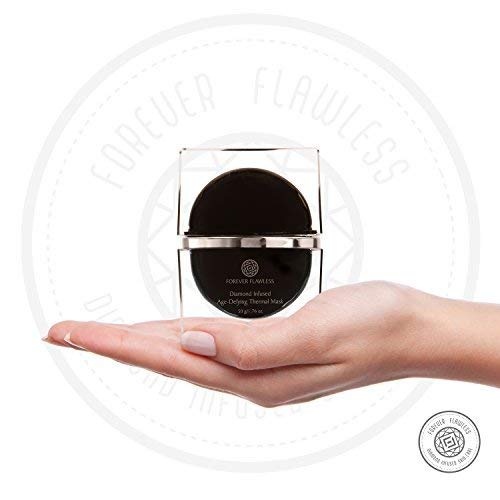 Forever Flawless Diamond Infused Thermal Mask with 100% Natural White Diamond Infused Powder, Designed for Flawless Skin, Anti Wrinkle & Anti Aging FF43, (1.76 oz)