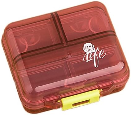 Portable 7 Day Pill Reminder Medicine Storage Pill Case Box D