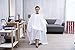 SMARTHAIR Professional Salon Cape Polyester Haircut Apron Barber Cape,54”x62”,White,C026005B