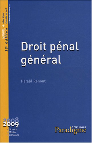 Droit pénal général