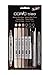 Copic Ciao 5 Plus 1 Warm Grey Tones, Black
