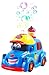 Bubble Ice Cream Truck Toy Battery Operated Toy Ice Cream Truck Car w/ Lights & Sound Music (Blue Color)