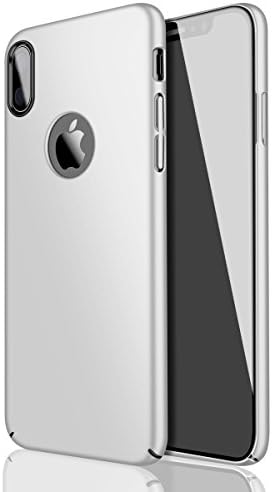 Case for iPhone X ,Eartonx Slim Fit Shell Hard Plastic PC Thin Mobile Phone Cover Case Compatible with iPhone X (5.8")(2017)(Ceramic White)