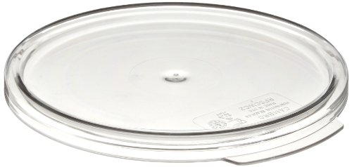 Cambro RFSCWC2 Camwear Clear Polycarbonate Round Lid for 2 qt and 4 qt Capacity…