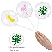 SATINIOR 40 Pieces Hawaiian Party Balloons Flamingo Pineapple Tropical Leaves Latex Helium Balloons for Luau Party Decoration Supplies