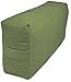 YogaDirect Supportive Rectangular Cotton Yoga Bolster, Sage