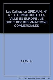 Le  commerce et la ville en Europe