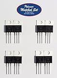 Four (4) Sets of Matched Pairs (8 Mosfets Total) ERF2030+ 30 Watt PEP RF Power Mosfet Transistor in TO-220 Package