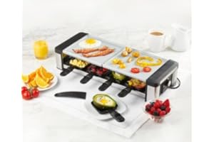 Trudeau 8-Person Pure Reversible Diecast Raclette Grill
