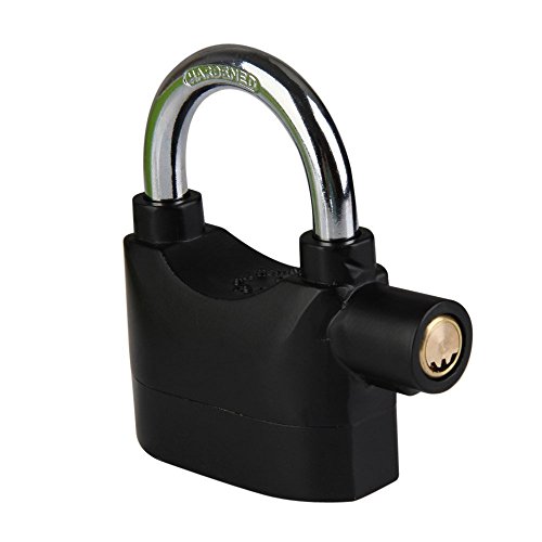 Bemodst built-in movement sensor security siren alarm lock (black…