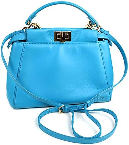 Amazon フェンディ Fendi ピーカブー トートバッグ 水色 ショルダーバッグ ２way M974 中古 Fendi フェンディ トートバッグ