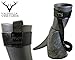 Viking Drinking Horn with stand - Medieval Inspired BPA Free Drinking Horn (16 oz) (Black)