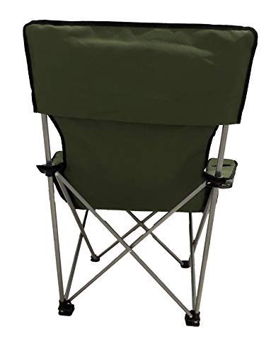 HOMECALL Camping-Klappstuhl, Armlehnen mit Becherhalter - Grün – Bild 5