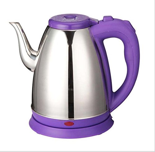 Electric Kettle 2L Stainless Steel Household Kettle Automatic Power Off Stainless Steel Electric Kettle,Purple