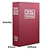 Champs Dictionary Diversion Book Safe with Key Lock for Home, Business [Red, Metal, Large Size, 10.4in x 2.55in x 7.87in]