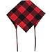 3 Pack Dog Bandana Plaid Reversible Triangle Bibs Scarf Accessories for Dogs Cats Pets Large