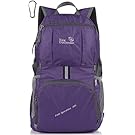 Outlander Packable Lightweight Travel Hiking Backpack Daypack (New Purple)