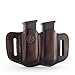 1791 Gunleather 2.2 Mag Holster - Double Mag Pouch for Double Stack Magazines, OWB Magazine Pouch for Belts