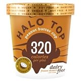 Halo Top, Dairy-Free Peanut Butter Cup, Pint (8 count)