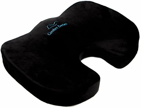 Coccyx Orthopedic Memory Foam Seat Cushion โ Leading Choice for Your Back Pain, Sciatica, Tailbone, Pregnancy, and Coccyx Relief - Perfect for Your Office Chair and Car Seat Cushion