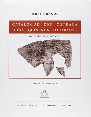 Catalogue des ostraca hiératiques non littéraires de Deîr el-Médînéh