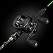KastKing Spartacus Baitcasting Reel,Chartreuse Green,Left Handed Reel