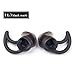 Replacement Silicone Earbuds Ear Buds Tips Eargel Isolation Double Flange for Bose QuietControl 30 QC20 QC20i QC30 Soundsport SIE2 SIE2i IE2 IE3 Wireless Headphones Earphones 3 Pairs S M L (Black)
