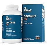 Dr. Tobias Coconut Oil Pills (Organic, Extra Virgin) 1000mg - 100 Softgels