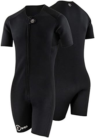 Faren Neoprene Weight Loss Anti-Rip Adult Unisex Sauna Sweat Suit - Black - 4XL, XXXX-Large