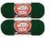 Bulk Buy: Red Heart Super Saver (2-pack) (Hunter Green, 7 oz each skein)