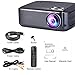 Projector, OKCOO Native 1080P Projector, 7500L FHD Outdoor Movie Projector Supports Max 200