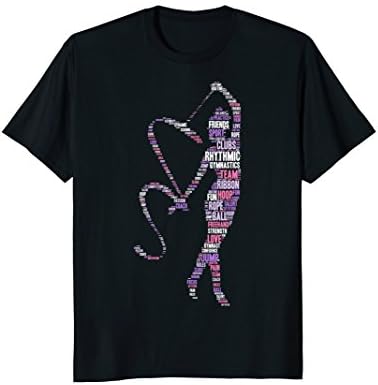 Rhythmic Gymnastics Shirt: Team Gift Girl Ribbon T-Shirt