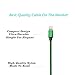 StyleTech Inc. Aluminum Nylon Braided Series 10 Feet 8 Pin Lighting Syncing Charging Cable for iPhone SE/5/6/6s/7/Plus iPad Mini/Air/Pro (4.) Green - Blue)