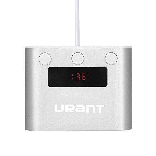 URANT 120W 3-Socket Cigarette Lighter Adapter Multi Charging Adapter Car Power Adapter DC Outlet Splitter with 12V/24V Dual USB 4.8A Car Charger for GPS Mp3 Cell Phone iPhone Samsung Galaxy(Silver) - Thumbnail 4