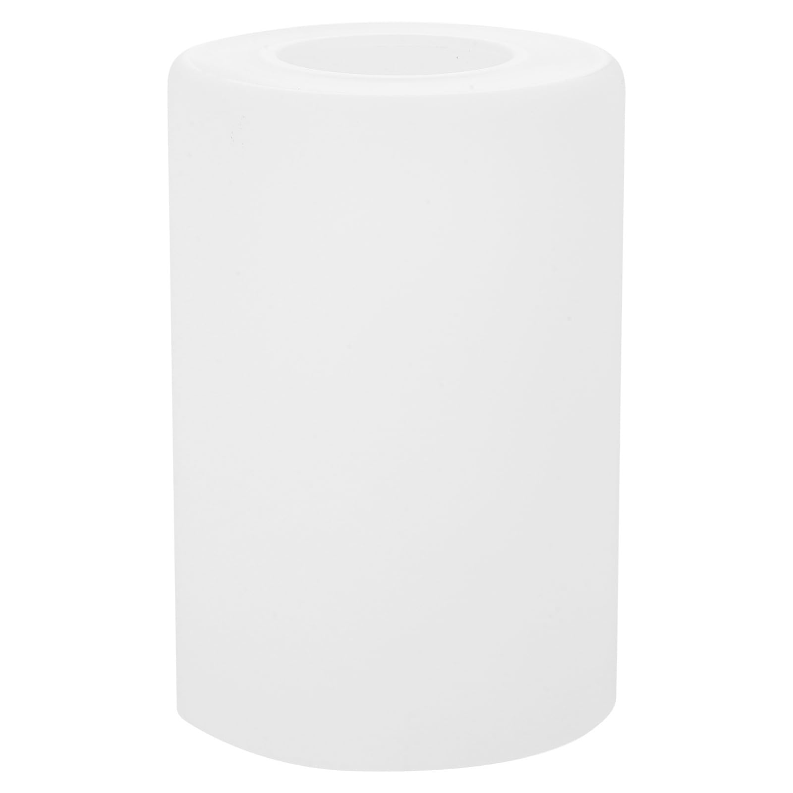 Amosfun White Frosted Cylinder Lampshade Small Lip-Less Glass Lamp Shade for Ceiling, Table Lamp Shade Replacement for Home, Office, Hotel, E27, 8.8x8.8x13cm