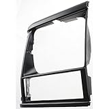 Diften 630-A0233-X01 - Headlight Trim Bezel Black Passenger Side Right RH for Jeep Cherokee Comanche