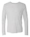 Next Level Men's Performance Blended Long Sleeve Jersey_XX-Large_Heather White