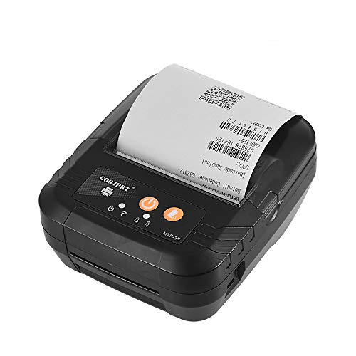 GOOJPRT Portable Mini Wireless 80mm BT Thermal Receipt Printer High Speed Bill Ticket Printing with USB Cable Rechargeable Battery Compatible with ESC/POS Instruction Set for Android & iOS & Windows