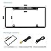 PUMPKIN License Plate Frame Backup Camera, Rear View Reversing Camera Parking Assist Night Vision Waterproof High Sensitive with 170° Viewing Angle and 8 IR LED