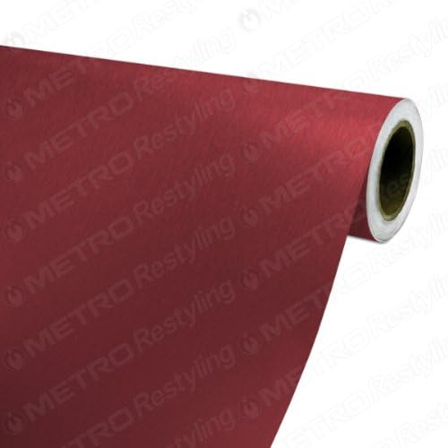 5ft x 45ft (225 Sq/ft) Arlon Ultimate PremiumPlus BRUSHED RED ALUMINUM Vinyl Car Wrap Film CWC-619BR