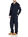 Bulwark Men's Big & Tall Flame Resistant 4.5 oz Nomex IIIA Classic Coverall with Hemmed Sleeves, Navy, 42 Long