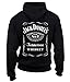 Jack Daniels Men's Daniel's Logo Hooded Sweatshirt Black X-Large