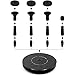 CINOTON Solar Fountain, Solar Powered Bird Bath Pump 1.4W Floating Solar Panel Fountain Water Pumps Kit Outdoor Birdbath Water Fountain Pump for Pond, Pool, Patio and Garden Decoration