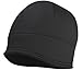 TrailHeads Contour Winter Running Beanie | Black Skull Cap for Men | Power Cap- Black
